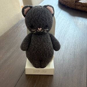 Cuddle + Kind Black Stuffed Animal Cat